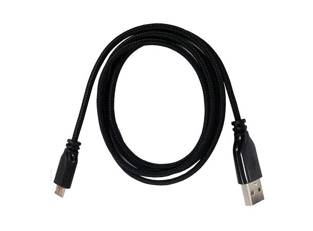 Tech CONNECT - USB/Mikro USB kabel 1 meter, SORT utførelse 